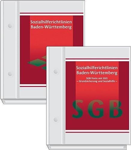 Sozialhilferichtlinien Baden-Wurttemberg, 2 Ordner (Pflichtabnahme) (Loose-leaf)