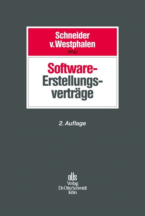 Software-Erstellungsvertrage (Hardcover)