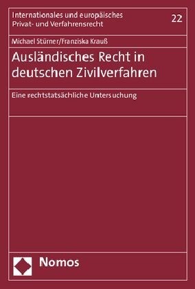 Auslandisches Recht in deutschen Zivilverfahren (Paperback)