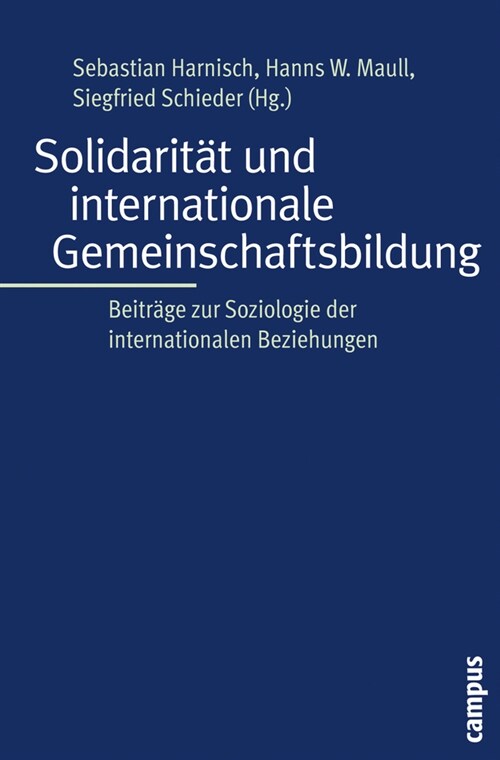 Solidaritat und internationale Gemeinschaftsbildung (Paperback)