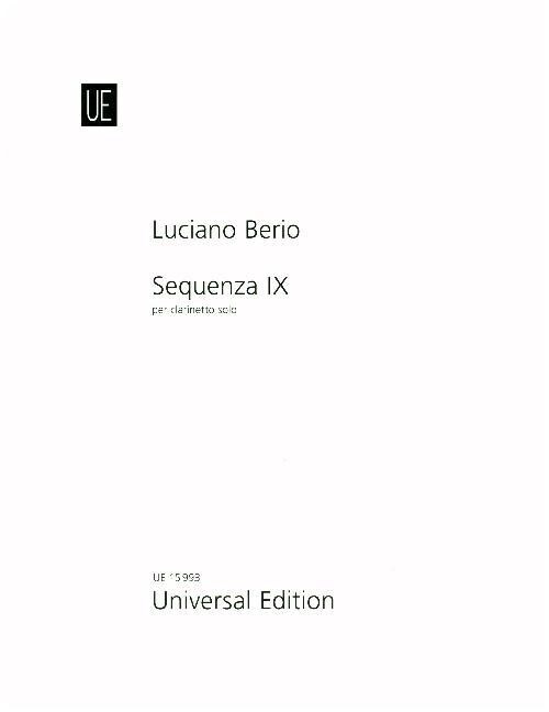 Sequenza IXa (Sheet Music)