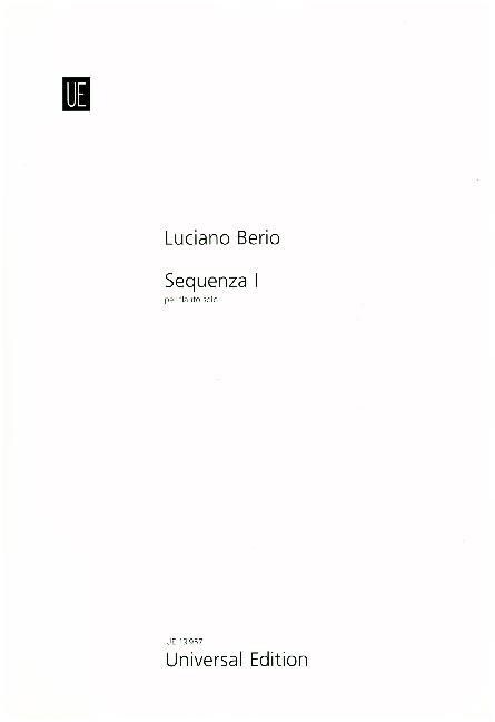 Sequenza I (Sheet Music)