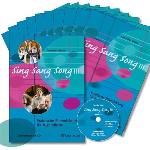 Sing Sang Song III, Chorleiterband + Chorpartitur (10 Exemplare) + Audio-CD (Paket). Bd.3 (Sheet Music)