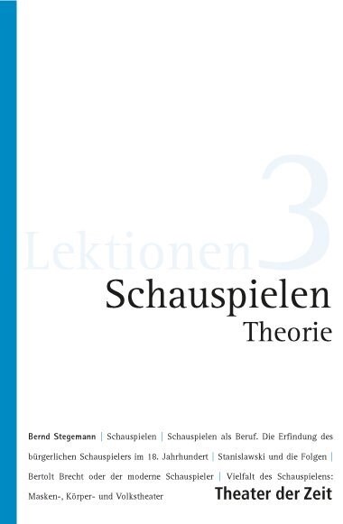 Schauspielen Theorie (Paperback)