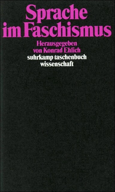 Sprache im Faschismus (Paperback)