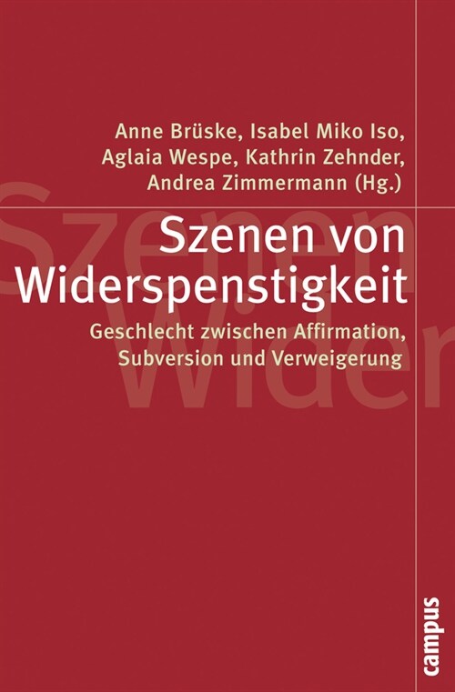 Szenen von Widerspenstigkeit (Paperback)