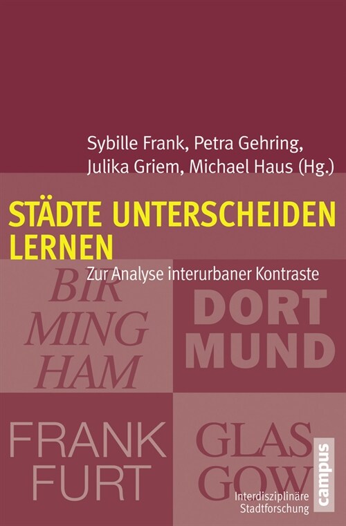 Stadte unterscheiden lernen (Paperback)