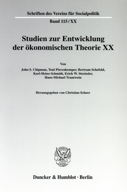 Die Altere Historische Schule: Wirtschaftstheoretische Beitrage Und Wirtschaftspolitische Vorstellungen: Studien Zur Entwicklung Der Okonomischen Theo (Paperback)