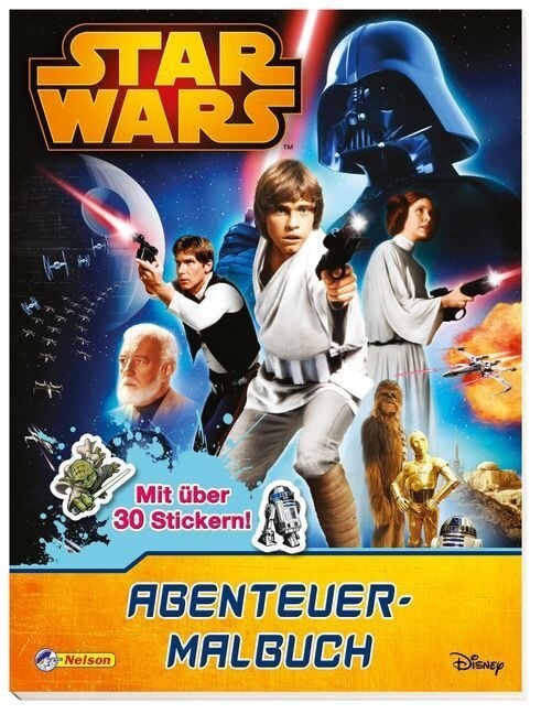 Star Wars - Abenteuer-Malbuch (Paperback)