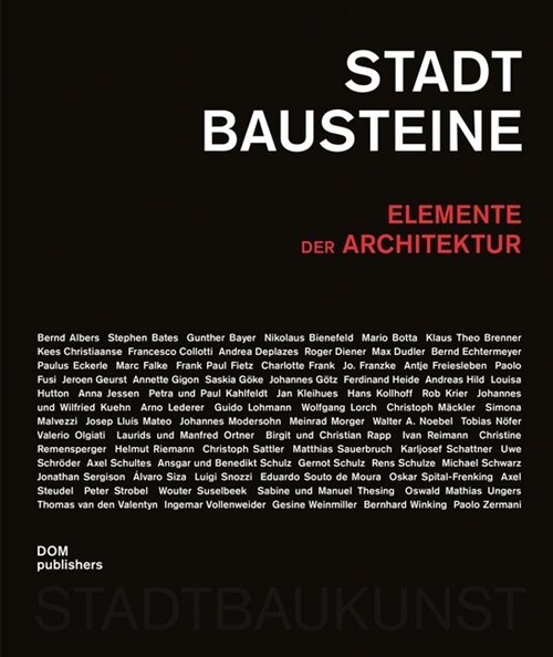 Stadtbausteine (Hardcover)