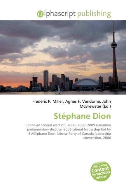 Stephane Dion (Paperback)