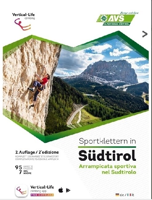 Sportklettern in Sudtirol / Arrampicata sportiva nel Sudtirolo (Paperback)