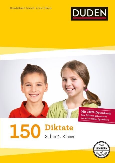 Duden 150 Diktate 2. bis 4. Klasse (Paperback)