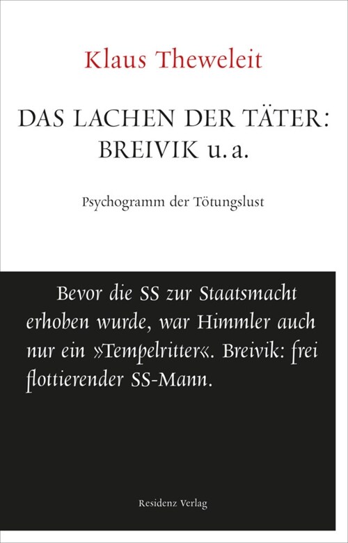 Das Lachen der Tater: Breivik u. a. (Paperback)