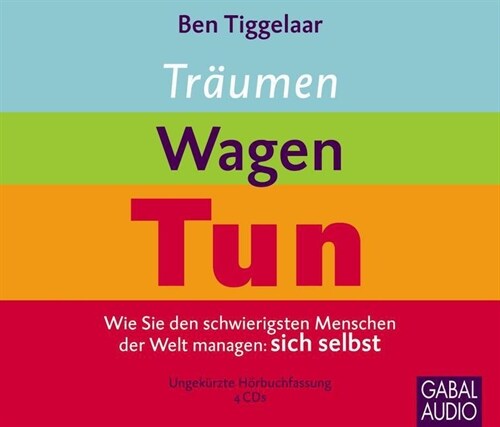 Traumen, Wagen, Tun, 4 Audio-CDs (CD-Audio)