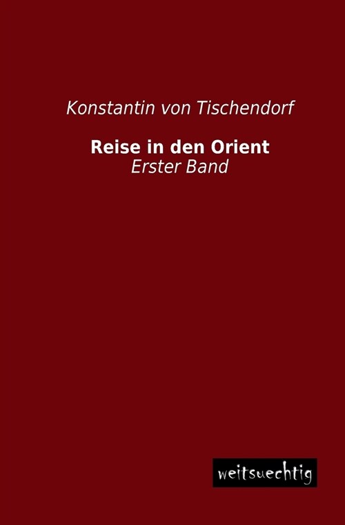 Reise in Den Orient (Paperback)