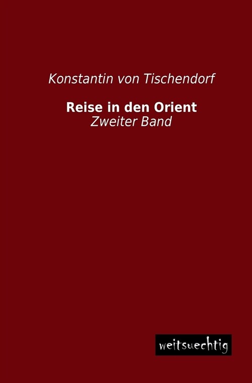 Reise in Den Orient (Paperback)