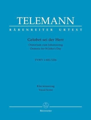 Gelobet sei der Herr, der Gott Israel TVWV 1:602/1216, Klavierauszug (Sheet Music)