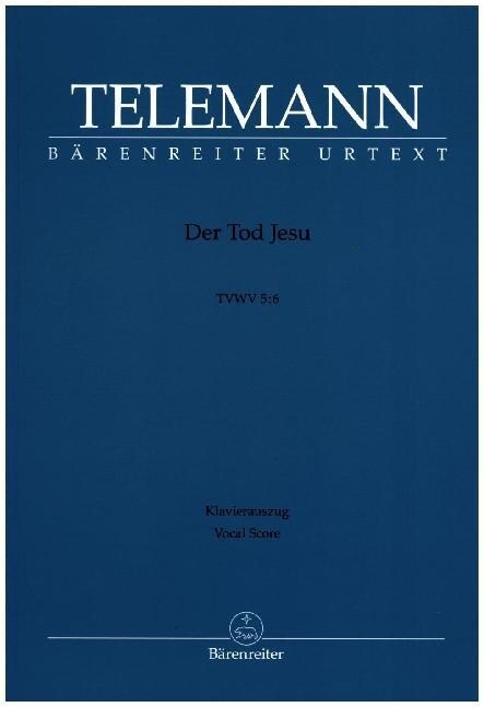 Der Tod Jesu, Klavierauszug (Sheet Music)