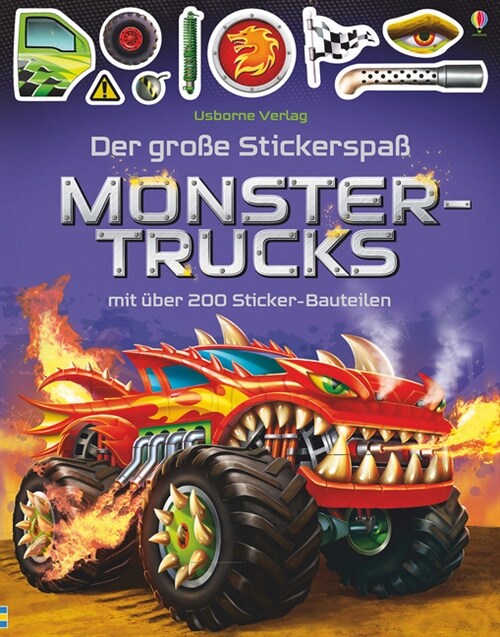 Der große Stickerspaß -  Monstertrucks (Paperback)