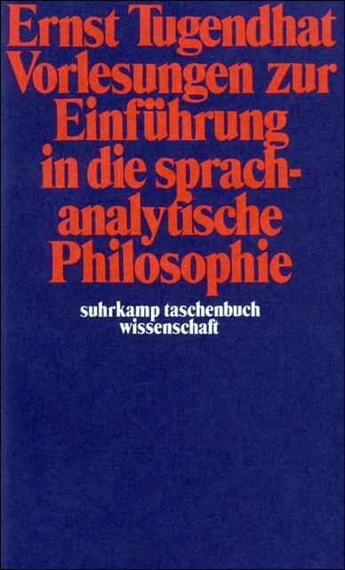 Vorlesungen zur Einfuhrung in die sprachanalytische Philosophie (Paperback)