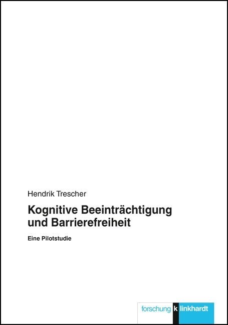 Kognitive Beeintrachtigung und Barrierefreiheit (Paperback)