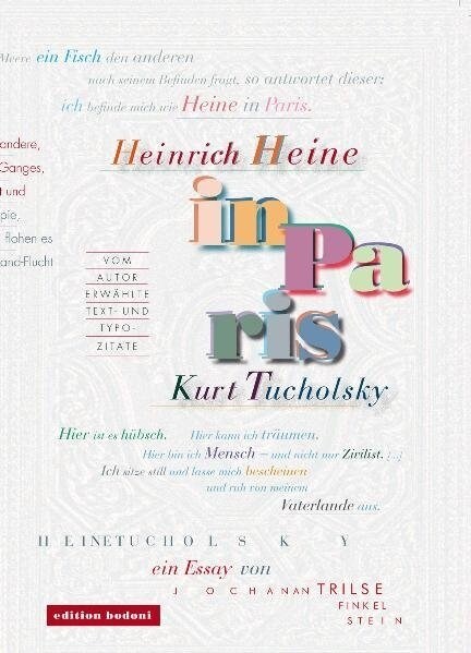 Heinrich Heine und Kurt Tucholsky in Paris (Paperback)