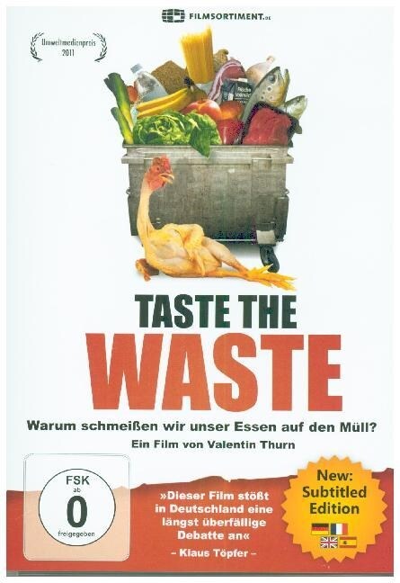 Taste the Waste - Warum schmeißen wir unser Essen auf den Mull？, 1 DVD (DVD Video)