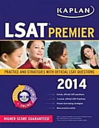 Kaplan LSAT Premier 2014 with 6 Real Practice Tests: Book + Online + DVD + Mobile (Paperback, Original)