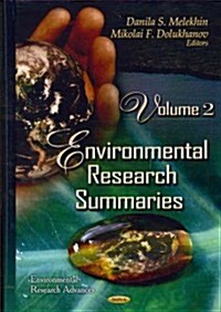 Environmental Research Summariesv. 2 (Hardcover, UK)