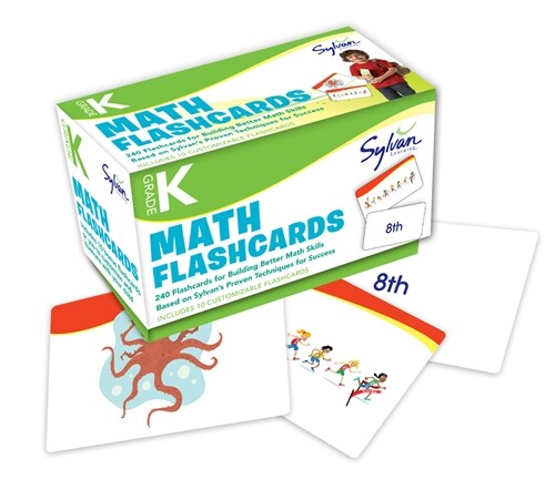 Kindergarten Math Flashcards: 240 Flashcards for Building Better Math Skills (Number 1-20, Ordinal Numbers, Number Patterns, Comparing & Classifying (Other)