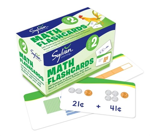 2nd Grade Math Flashcards: 240 Flashcards for Building Better Math Skills (Place Value, Comparisons Rounding, Addition & Subtraction, Fractions, (Other)