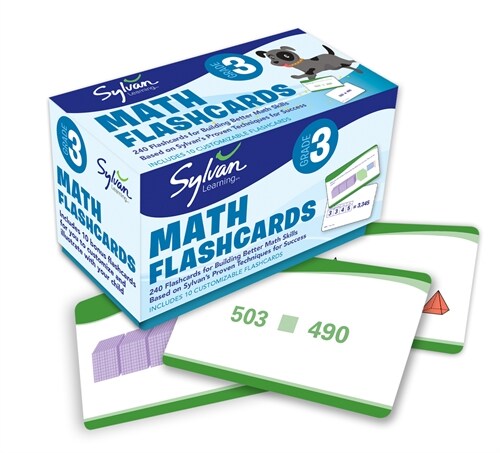 3rd Grade Math Flashcards: 240 Flashcards for Improving Math Skills (Place Value, Comparing Numbers, Rounding Numbers, Skip Counting, Multiplicat (Other)