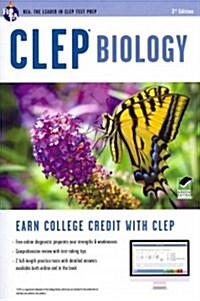 Clep(r) Biology Book + Online (Paperback, 3, Green)