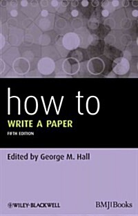 How To Write a Paper (Paperback, 5)