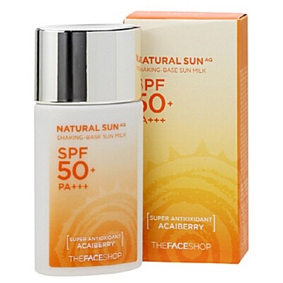 더페이스샵_내추럴선AQ쉐이킹베이스선밀크SPF50+PA+++