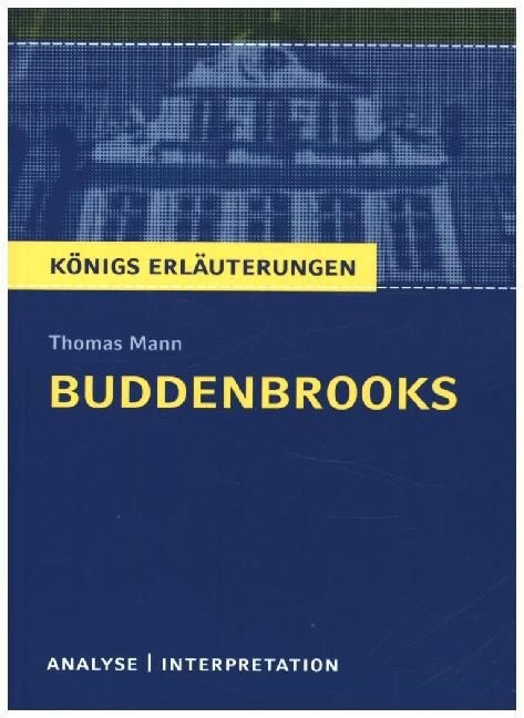 Thomas Mann Die Buddenbrooks (Paperback)
