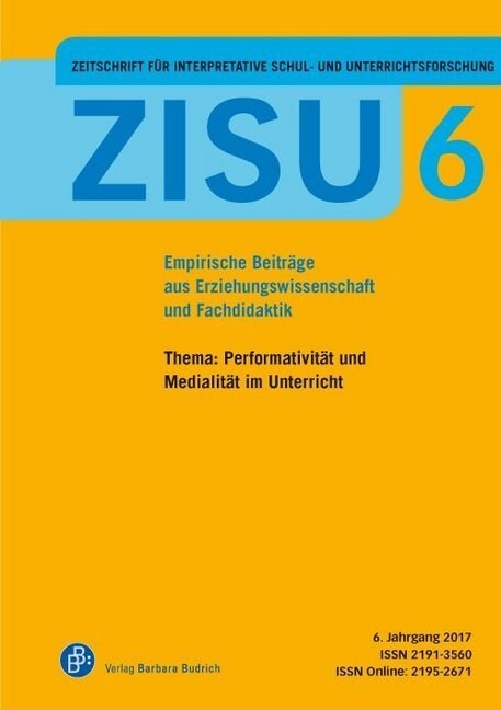 Thema: Performativitat und Medialitat im Unterricht (Paperback)