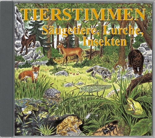 Tierstimmen: Saugetiere, Lurche, Insekten, 1 Audio-CD (CD-Audio)