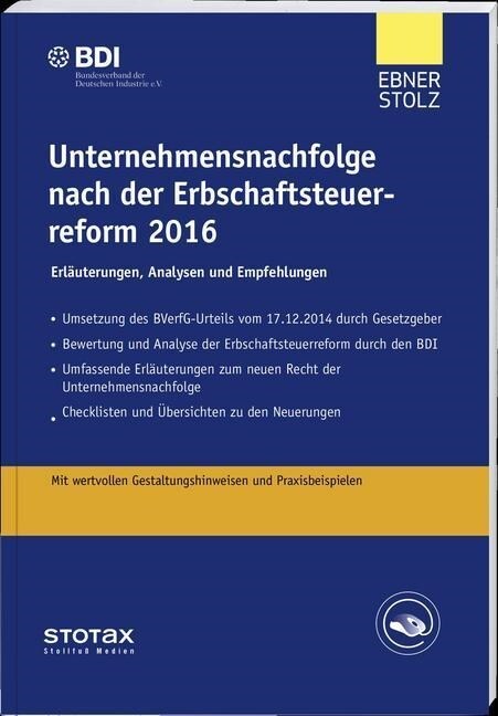 Unternehmensnachfolge nach der Erbschaftsteuerreform 2016 (Paperback)