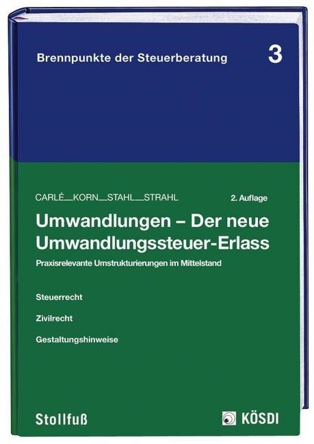 Umwandlungen - Der neue Umwandlungssteuer-Erlass (Paperback)