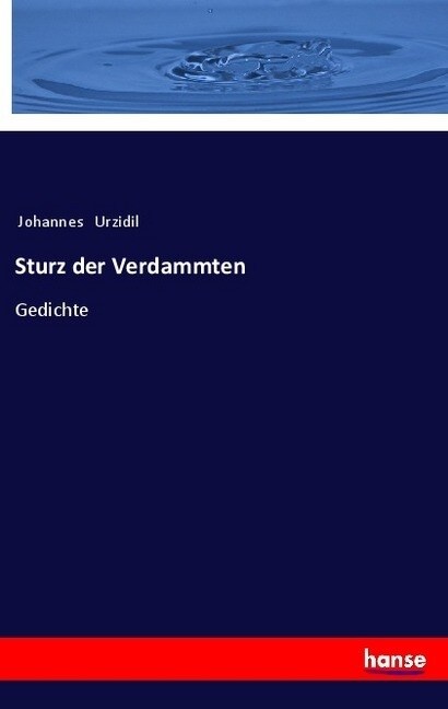 Sturz der Verdammten: Gedichte (Paperback)