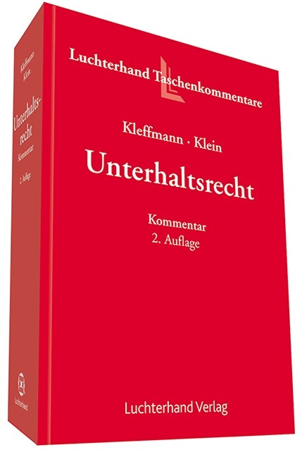 Unterhaltsrecht, Kommentar (Hardcover)