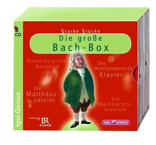 Starke Stucke. Die große Bach-Box, 8 Audio-CDs (CD-Audio)