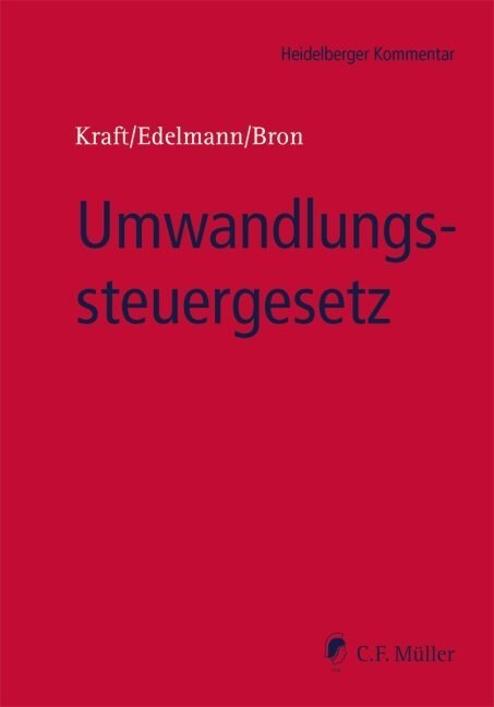 Umwandlungssteuergesetz (UmwStG), Kommentar (Hardcover)