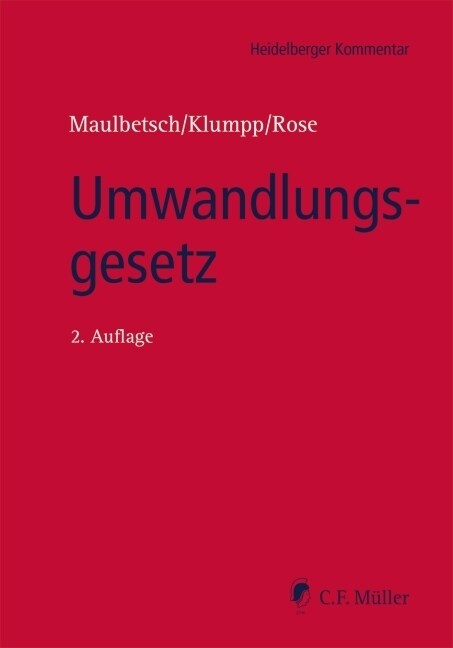 Umwandlungsgesetz (Hardcover)
