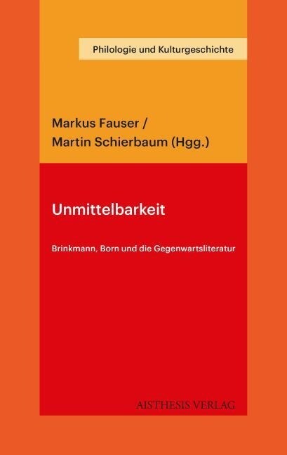 Unmittelbarkeit (Paperback)