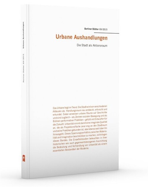 Urbane Aushandlungen (Paperback)