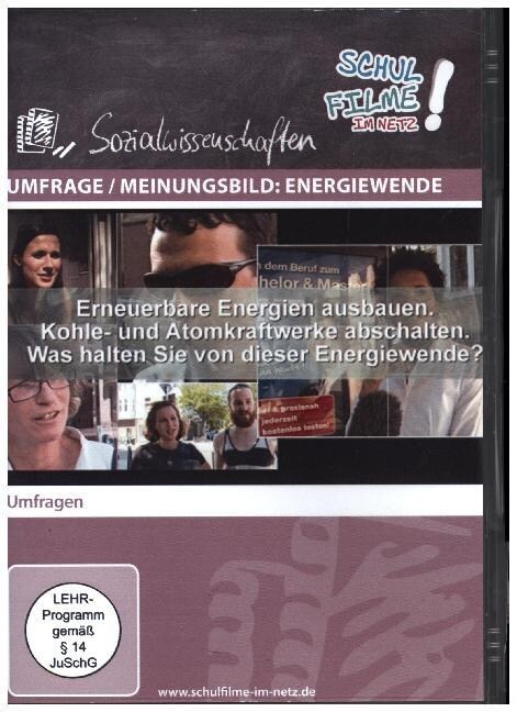 Umfrage / Meinungsbild: Energiewende, 1 DVD (DVD Video)