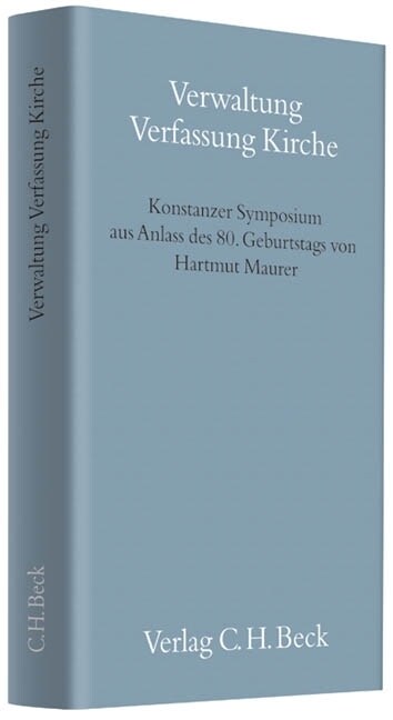 Verwaltung -Verfassung - Kirche (Hardcover)